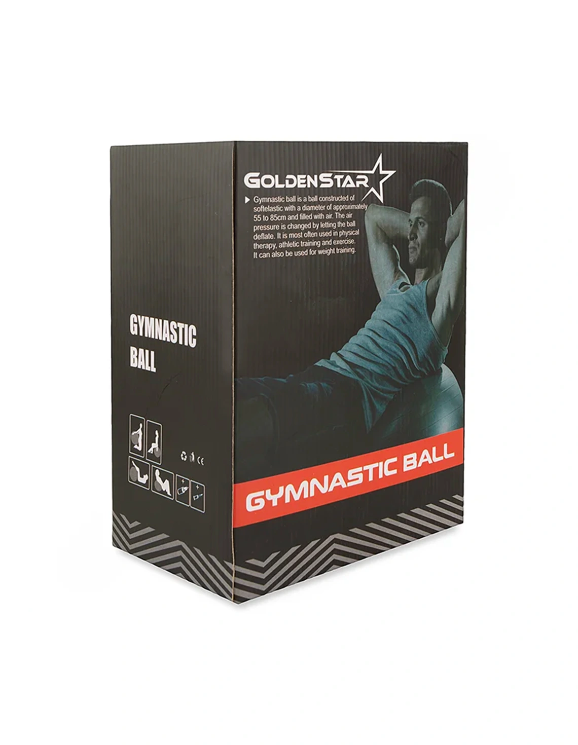 توپ بدنسازی Unisex بدون برند گلدن استار 85 سانتیمتری BRS