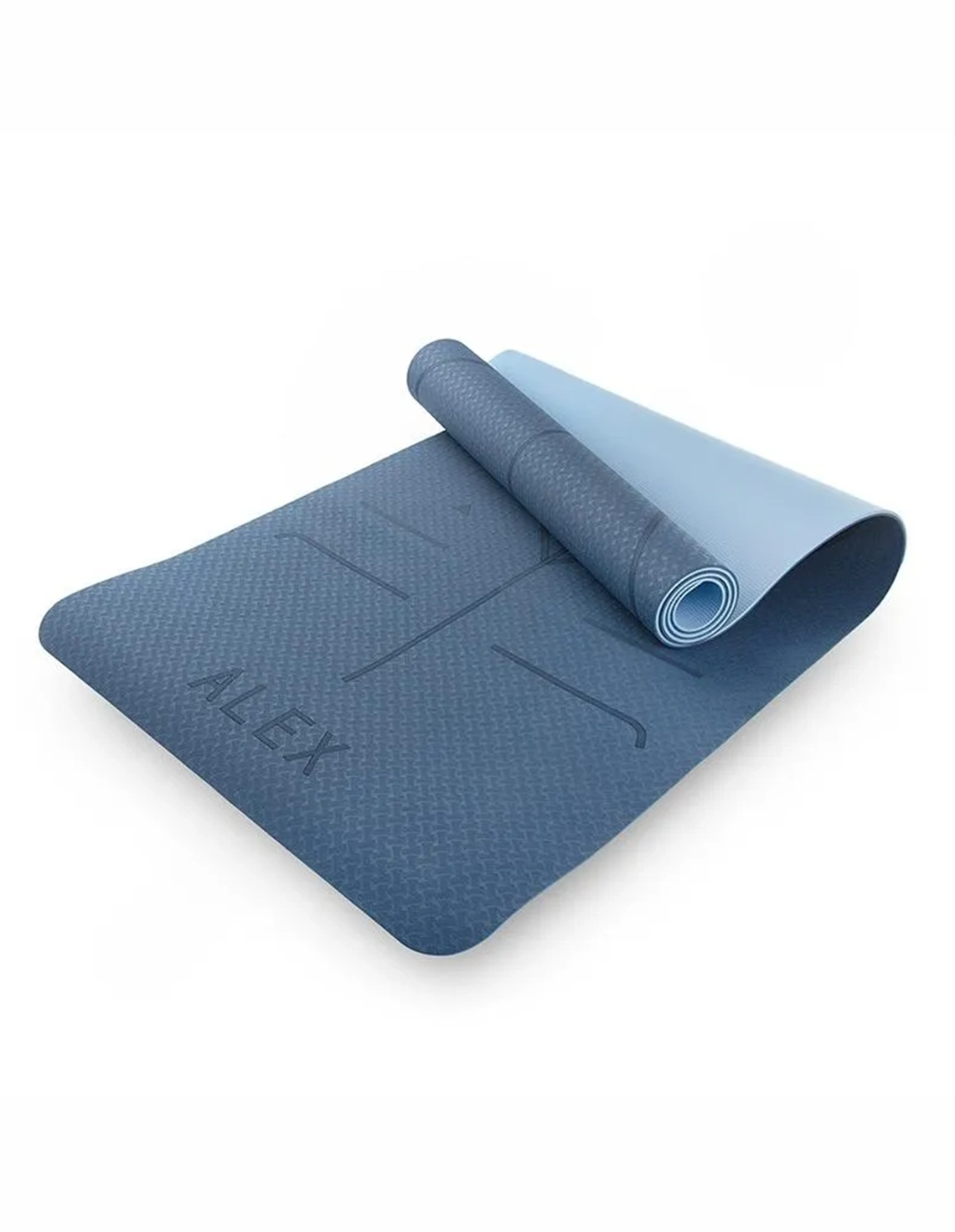 مت یوگا و پیلاتس Unisex الکس TPE دو رنگ الکس Alex