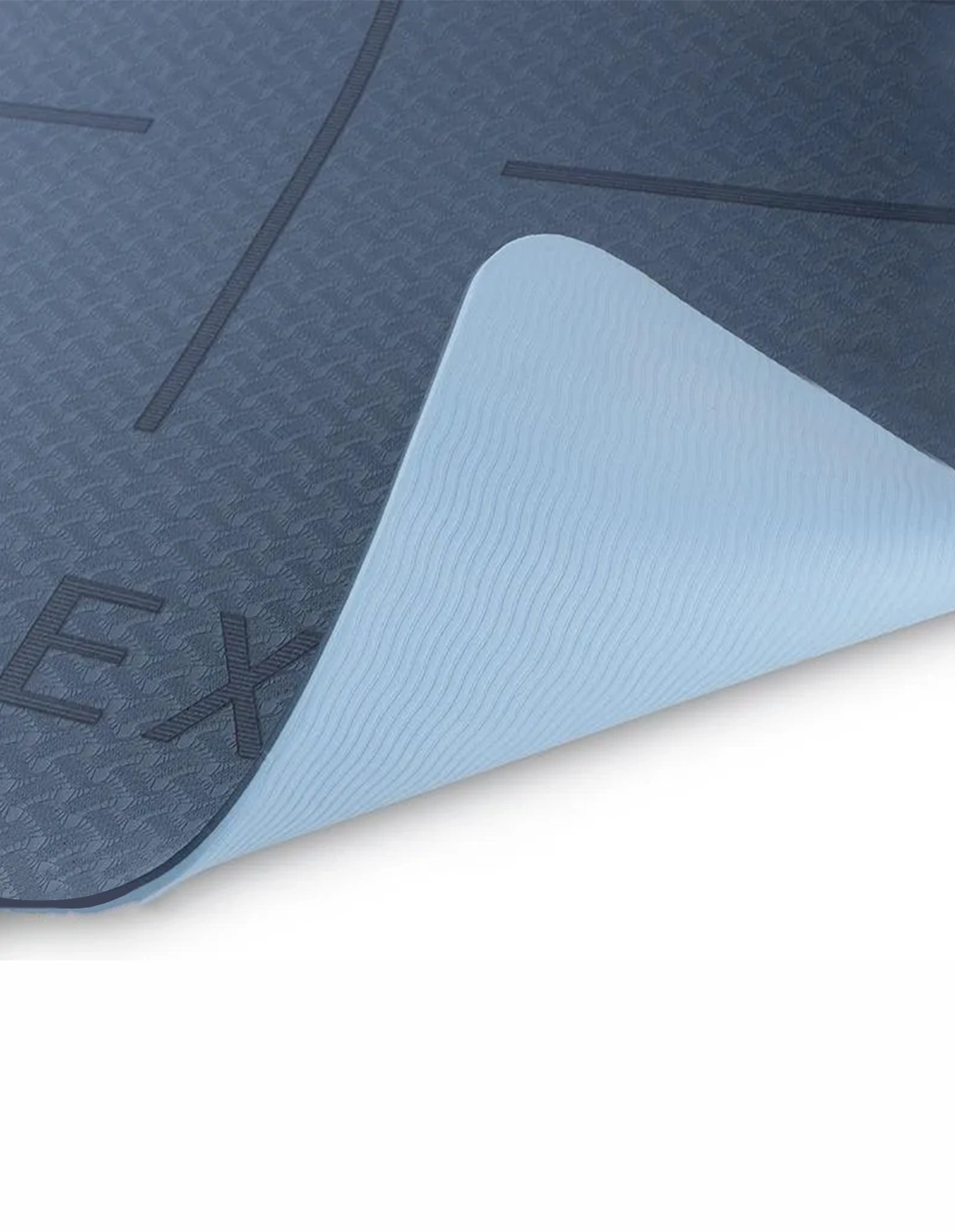 مت یوگا و پیلاتس Unisex الکس TPE دو رنگ الکس Alex