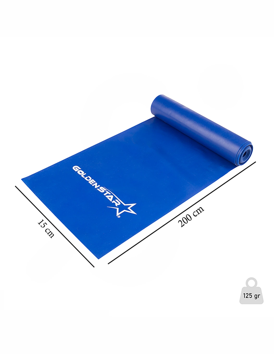 کش پیلاتس Unisex بدون برند گلدن استار2 متری مقاومت متوسط LS3204 BRS